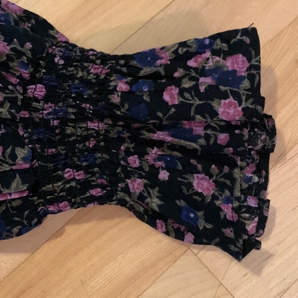 Women’s Free People Meant to Be Blouse in Black Combo - Picture 11 of 11